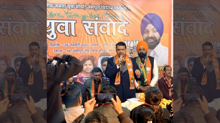 दिल्ली के चुनावों में महाराष्ट्र बीजेपी के नेताओं की रैलियां