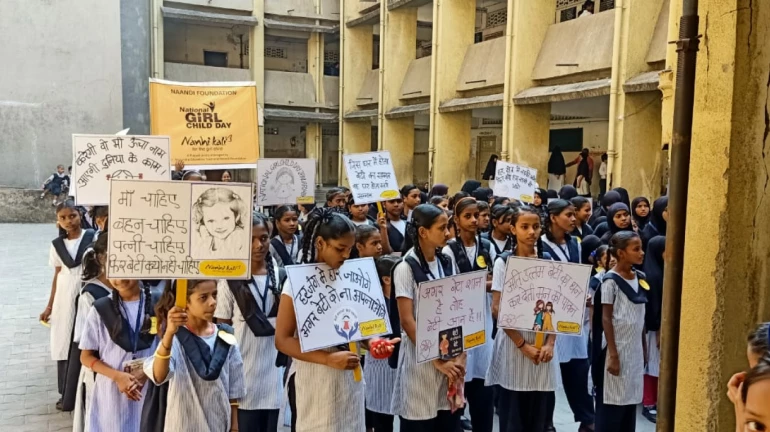 BMC स्कूलों की छात्राओं के साथ मनाया गया राष्ट्रीय बालिका दिवस