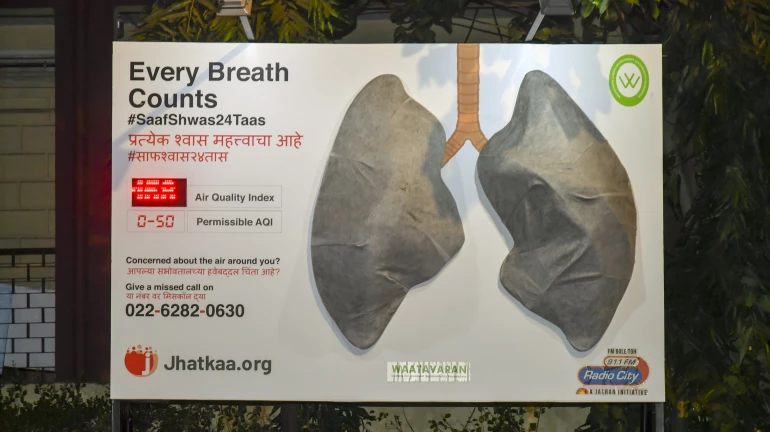 Air Quality in Mumbai: Artificial Lungs Installed Turn Black in two weeks