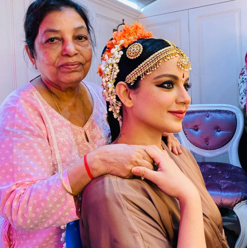 कंगना रनौत ने 'थलाइवी' के सेट पर अपनी हेयर स्टाइलिस्ट को दिया खास सम्मान