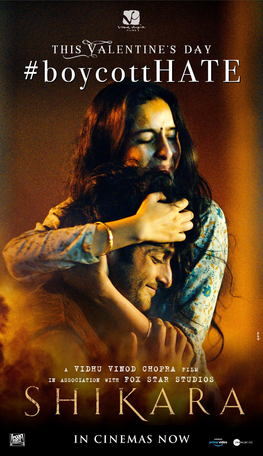 Team 'Shikara' releases a new poster for Valentine's Day with #boycottHATE