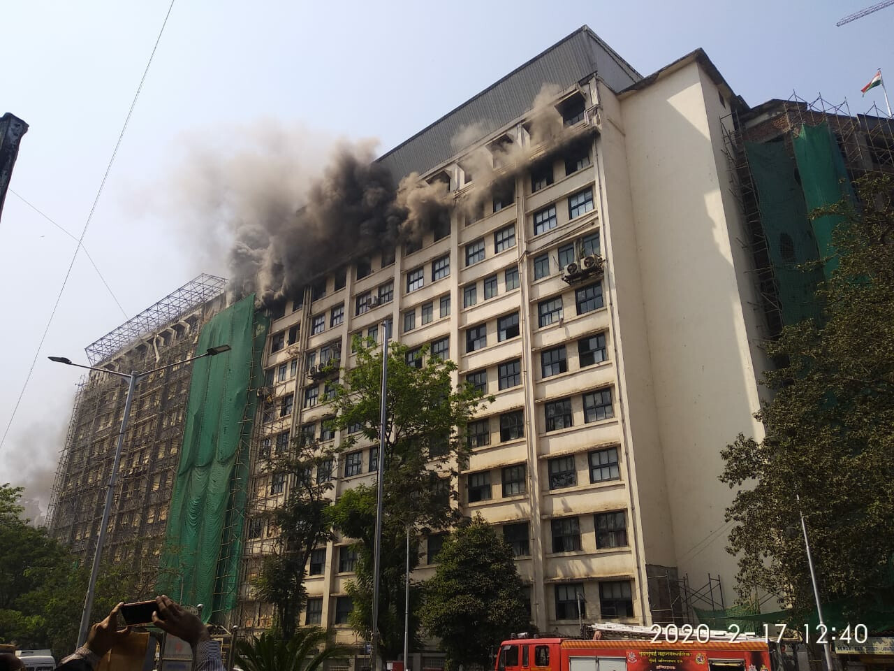 Video: माझगावच्या GST भवन इमारतीला भीषण आग