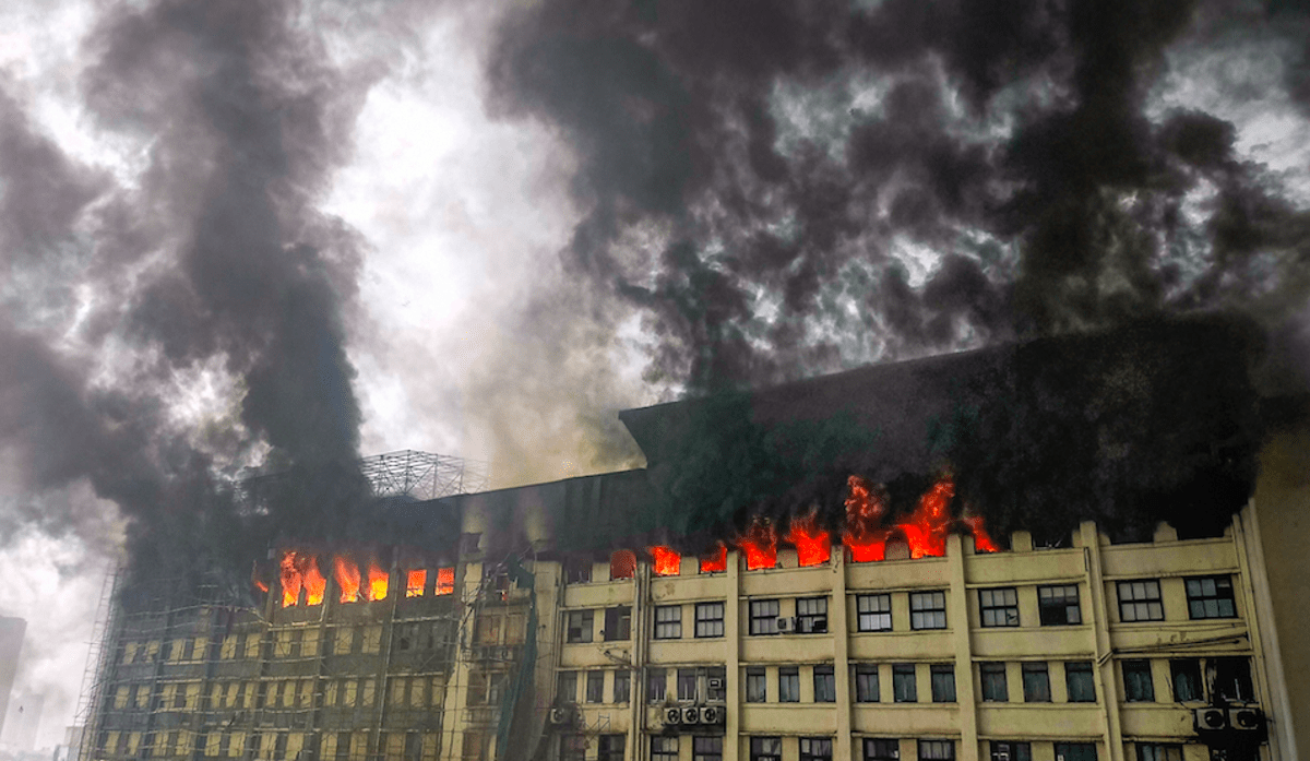 जीएसटी भवनवर दहाव्या मजल्याचा भार