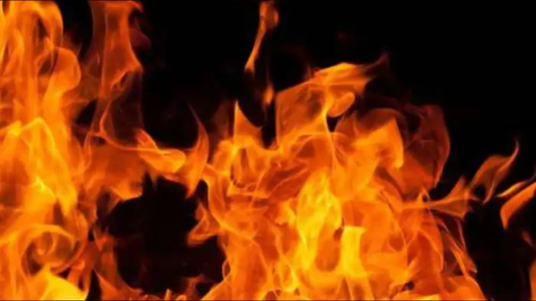 Fire breaks out at an SRA building in Dahisar