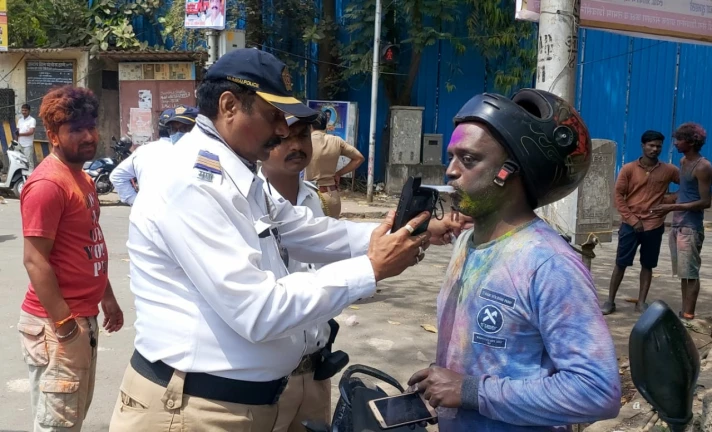 Holi 2024: Nearly 350 Motorists Booked For Drink & Drive Cases