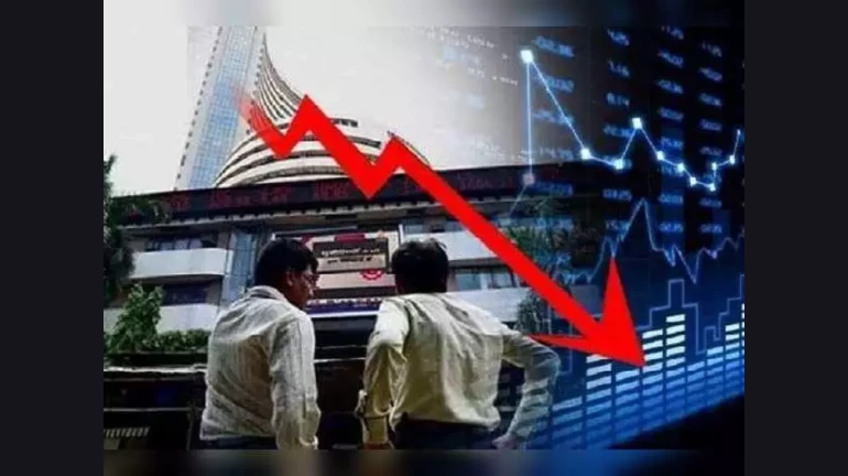 शेयर बाजार में भारी गिरावट शेयर बाजार में भारी गिरावट