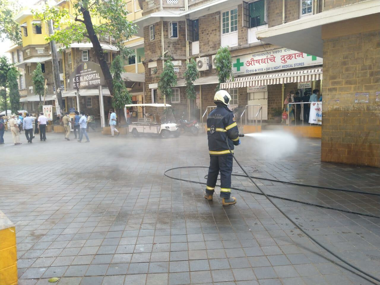 Coronavirus Pandemic: Fire brigade begins disinfecting BMC hospitals