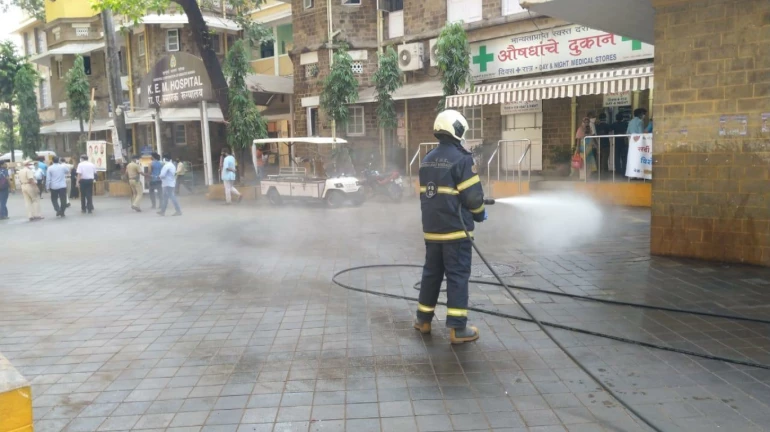 Coronavirus Pandemic: Fire brigade begins disinfecting BMC hospitals