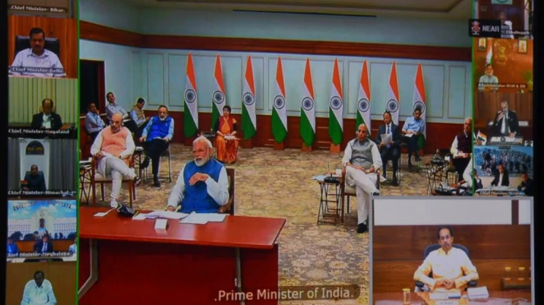 पंतप्रधान मोदींनी साधला मुख्यमंत्र्यांशी संवाद पंतप्रधान मोदींनी साधला मुख्यमंत्र्यांशी संवाद