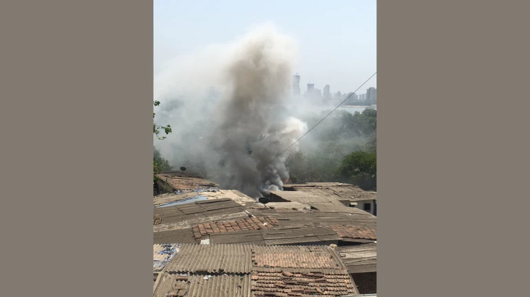 Massive fire breaks out as four cylinders blast near Bandra's Mount Mary church
