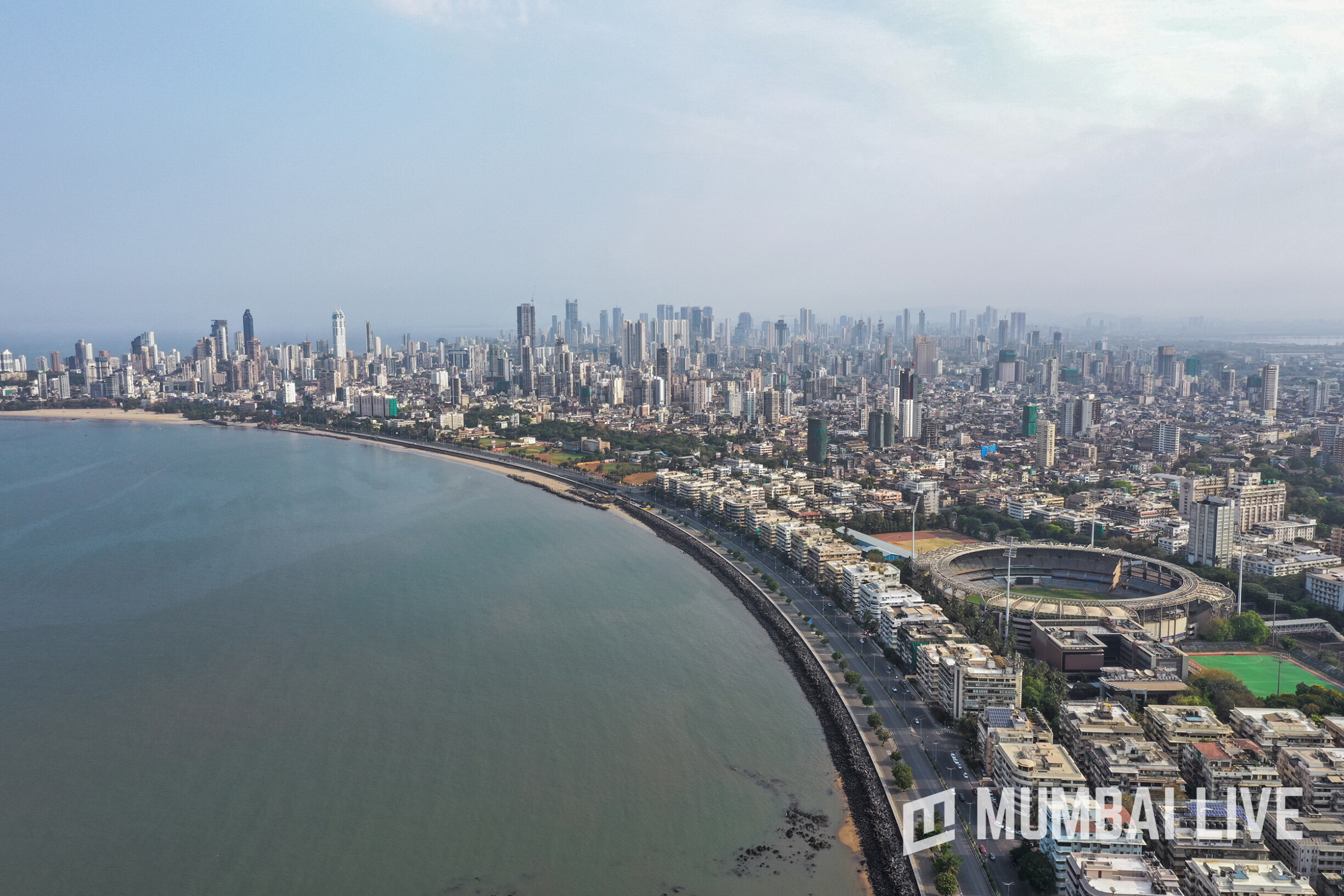 Aerial View Of Mumbai During Coronavirus Lockdown Mumbai Live