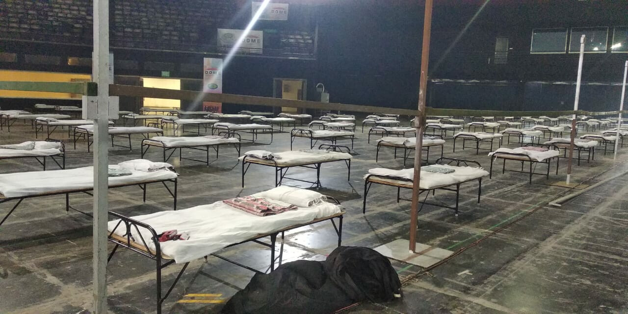 वरळीतील NSCI  केंद्राचे भव्य विलगीकरण कक्षात रुपांतर