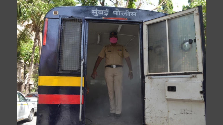 Mumbai Police gets its own sanitization van
