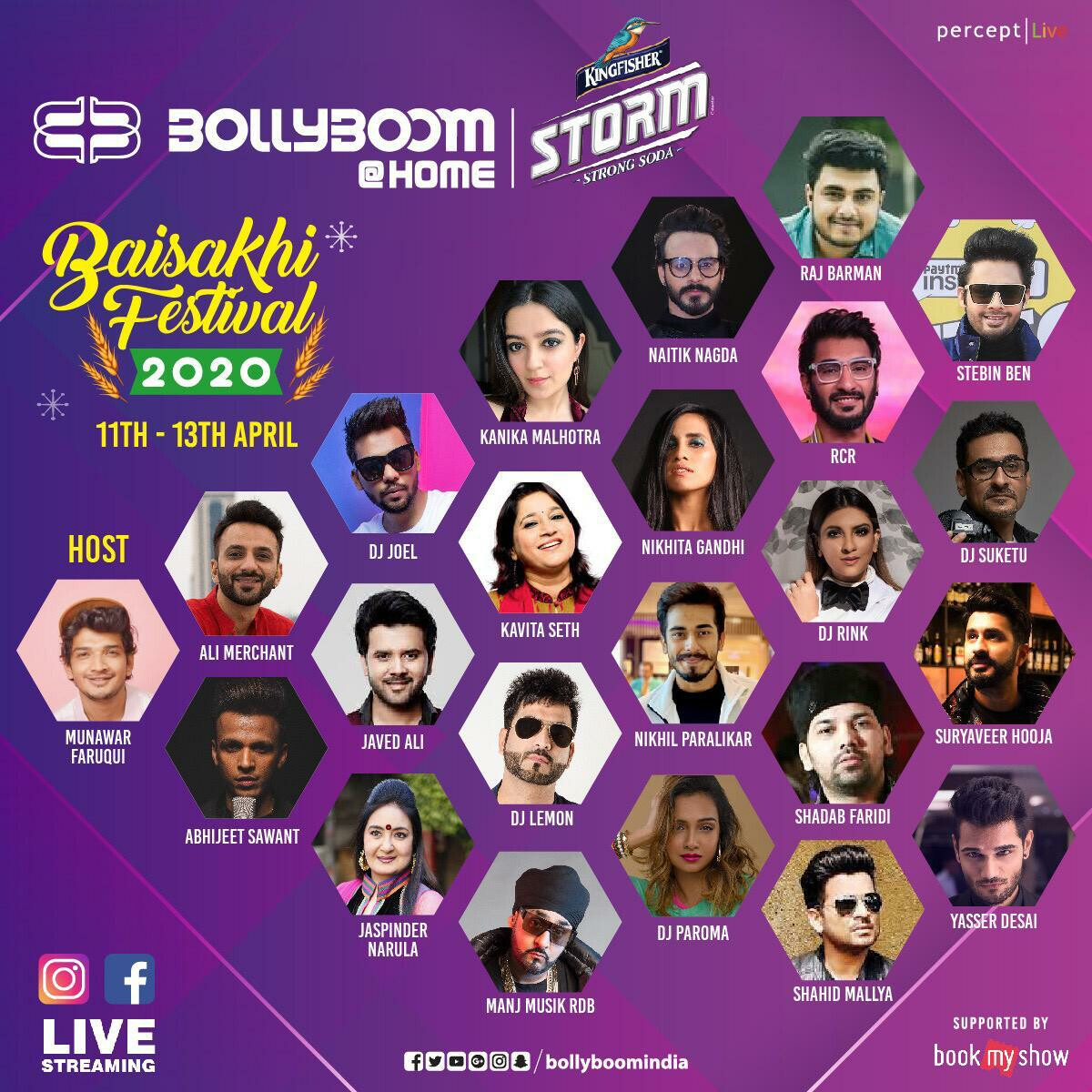 23 Bollywood musicians to be a part of Bollyboom@Home ‘Baisakhi Festival Celebrations 2020’