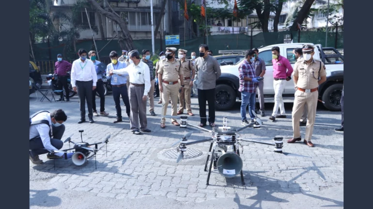 Eyes in the skies: Mumbai Police to monitor dense areas with drones