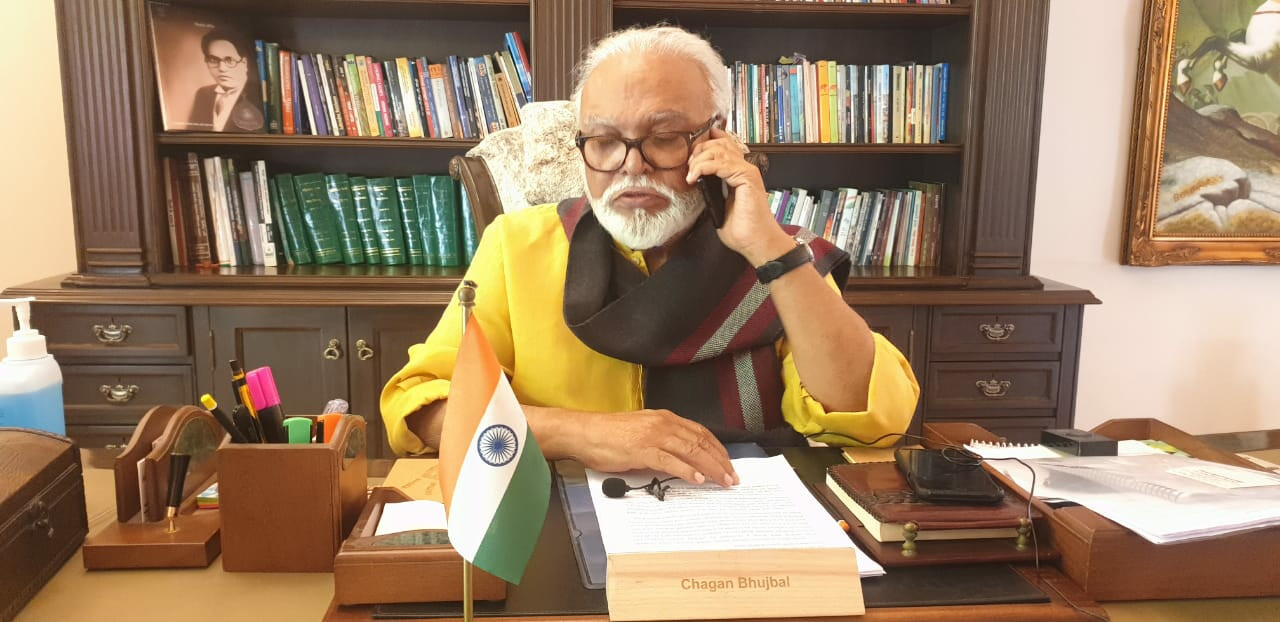 राज्यात १५ दिवसांत ४३ लाख ५९ हजार ७९८ क्विंटल धान्याचं वाटप- छगन भुजबळ