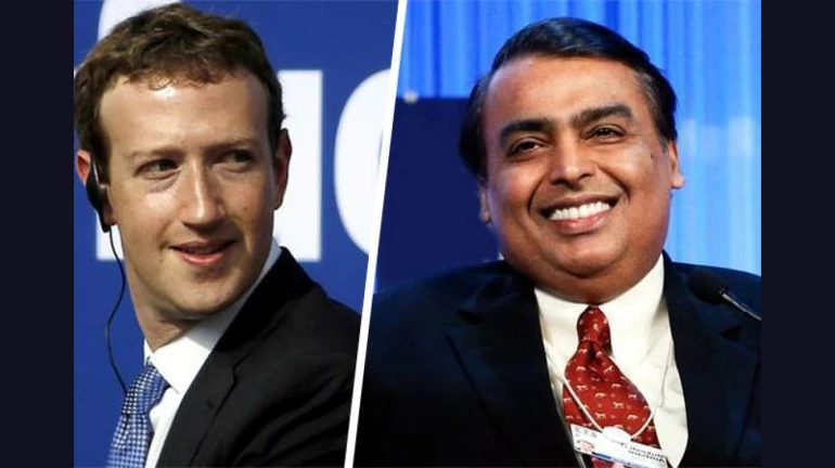 फेसबुकने केली रिलायन्स जिओत गुंतवणूक, डिजिटल मार्केटमधील सर्वात मोठी भागीदारी फेसबुकने केली रिलायन्स जिओत गुंतवणूक, डिजिटल मार्केटमधील सर्वात मोठी भागीदारी