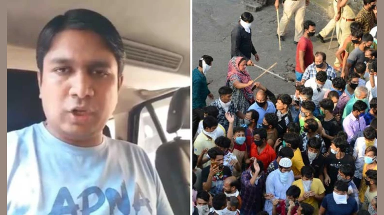 वांद्रे गर्दी प्रकरण: विनय दुबे जामिनावर बाहेर वांद्रे गर्दी प्रकरण: विनय दुबे जामिनावर बाहेर