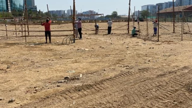 MMRDA begins construction of 1000-bed quarantine facility MMRDA begins construction of 1000-bed quarantine facility