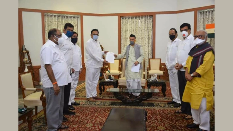 After Fadnavis, MVA leaders meet Governor Koshyari, demand Uddhav Thackeray's nomination to council