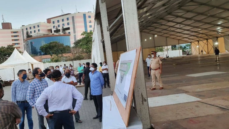 कोरोना वायरस - बीकेसी में तैयार हो रहा है 1000 बेड का अस्पताल कोरोना वायरस - बीकेसी में तैयार हो रहा है 1000 बेड का अस्पताल