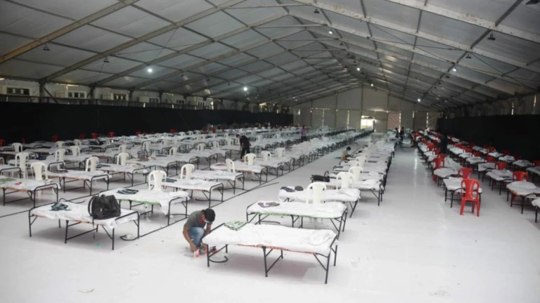 कोरोना महामारी से लड़ने के लिए मुंबई में जंबो सुविधा कोरोना महामारी से लड़ने के लिए मुंबई में जंबो सुविधा