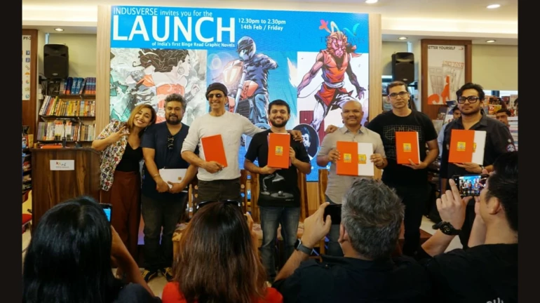 जावेद जाफरी ने की अरुणाभ कुमार की कॉमिक बुक लॉन्च जावेद जाफरी ने की अरुणाभ कुमार की कॉमिक बुक लॉन्च