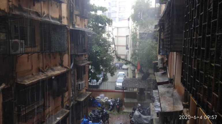 Heavy Showers after Cyclone Nisarga leaves low-lying areas in Mumbai waterlogged