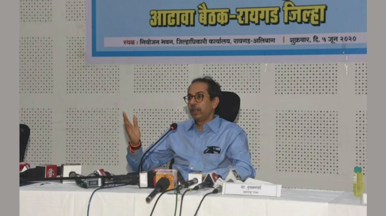 Cyclone Nisarga: उद्धव ठाकरेंकडून रायगडला १०० कोटी रुपयांची तातडीची मदत जाहीर Cyclone Nisarga: उद्धव ठाकरेंकडून रायगडला १०० कोटी रुपयांची तातडीची मदत जाहीर