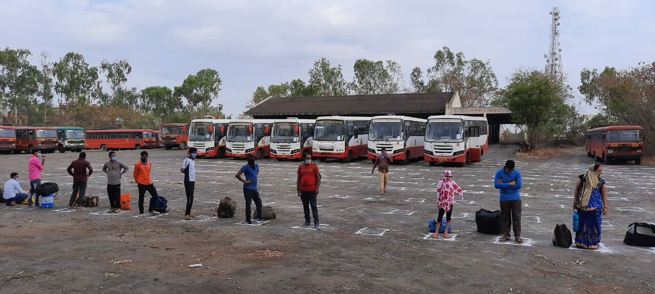 एसटीची मोठी धाव, ५ लाखांहून अधिक परप्रांतीय मजुरांना पोहोचवलं