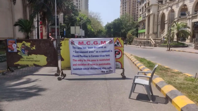 बीएमसी ने 790 इमारतों को किया सील बीएमसी ने 790 इमारतों को किया सील