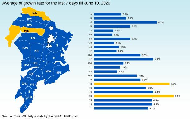 Mumbai Map Ward Wise Bmc Releases Ward-Wise Data Of Coronavirus Cases In Mumbai