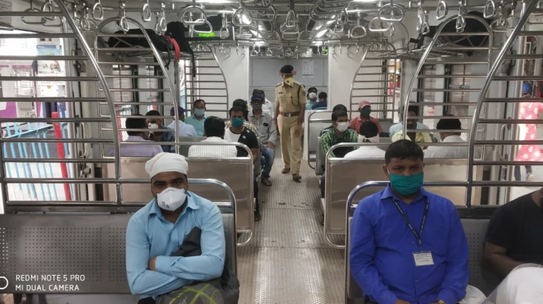 More than 60,000 passengers use Mumbai Local Trains on June 17