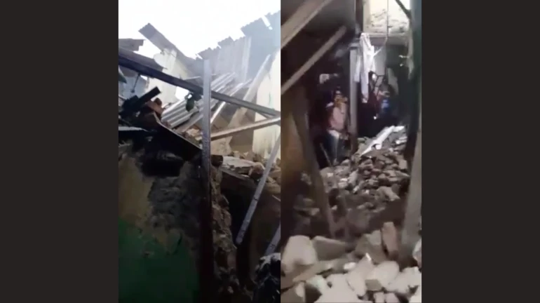 जोगेश्वरीत घर कोसळल्यानं ५ जण जखमी, एकाची प्रकृती चिंताजनक जोगेश्वरीत घर कोसळल्यानं ५ जण जखमी, एकाची प्रकृती चिंताजनक