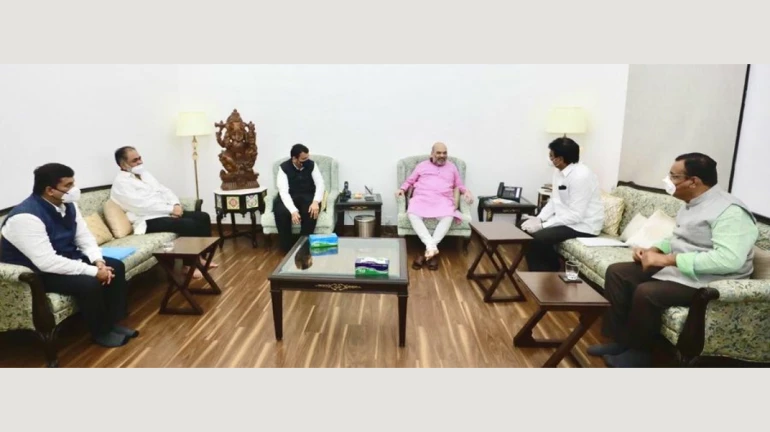 MVA government will fall due to internal contradictions, says Devendra Fadnavis after meeting Amit Shah MVA government will fall due to internal contradictions, says Devendra Fadnavis after meeting Amit Shah