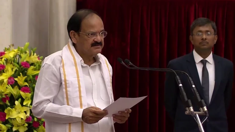 No disrespect at all: Vice President Venkaiah Naidu on slogan controversy No disrespect at all: Vice President Venkaiah Naidu on slogan controversy