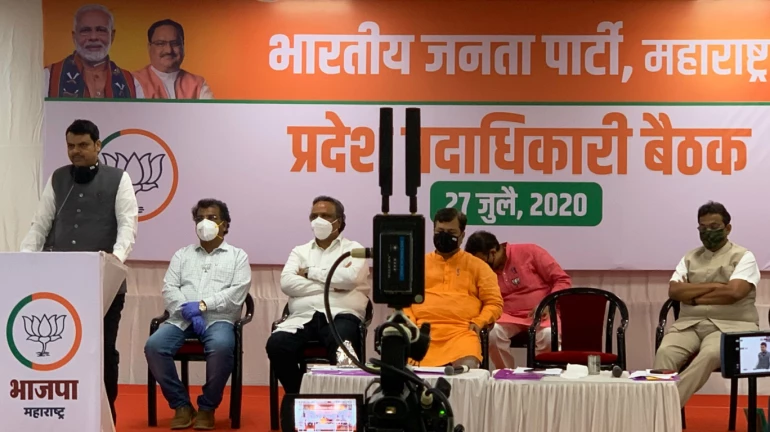 BJP not interested to topple MVA government: Devendra Fadnavis BJP not interested to topple MVA government: Devendra Fadnavis