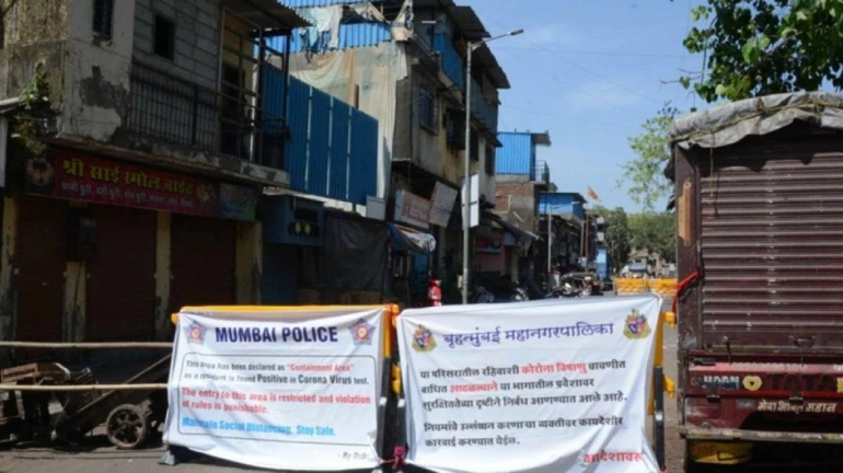 कोरोना के 30 मरीज मिलने के बाद  कांदिवली में मथुरादास रोड सील