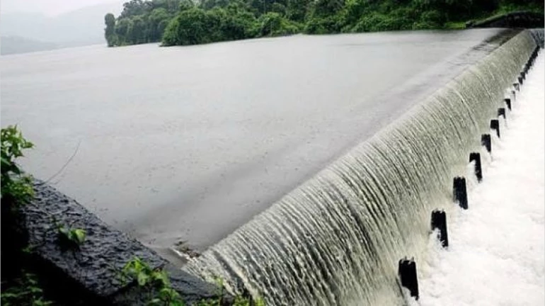Navi Mumbai: Good news! Morbe Dam receives 90 mm rain on first day Navi Mumbai: Good news! Morbe Dam receives 90 mm rain on first day