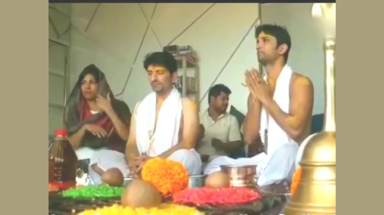 Unseen Video Of Late Actor Sushant Singh Rajput Performing Pooja Goes Viral On Social Media