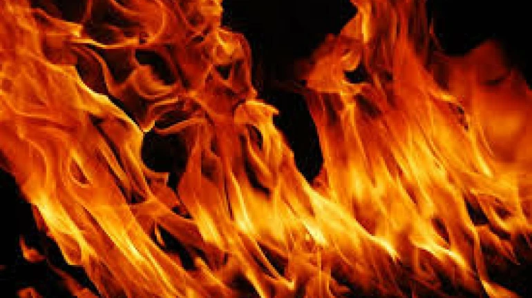 मुंबई विमानतळावर विमानाला ओढणाऱ्या वाहनाला आग मुंबई विमानतळावर विमानाला ओढणाऱ्या वाहनाला आग