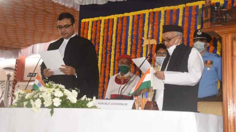 Bhagat Singh Koshyari takes additional charge as Goa Governor, takes oath in Konkani Bhagat Singh Koshyari takes additional charge as Goa Governor, takes oath in Konkani