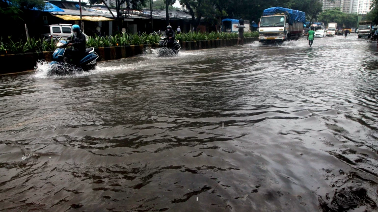 Ahead of Ganesh Chaturthi, Mumbai drenched in heavy rainfall Ahead of Ganesh Chaturthi, Mumbai drenched in heavy rainfall