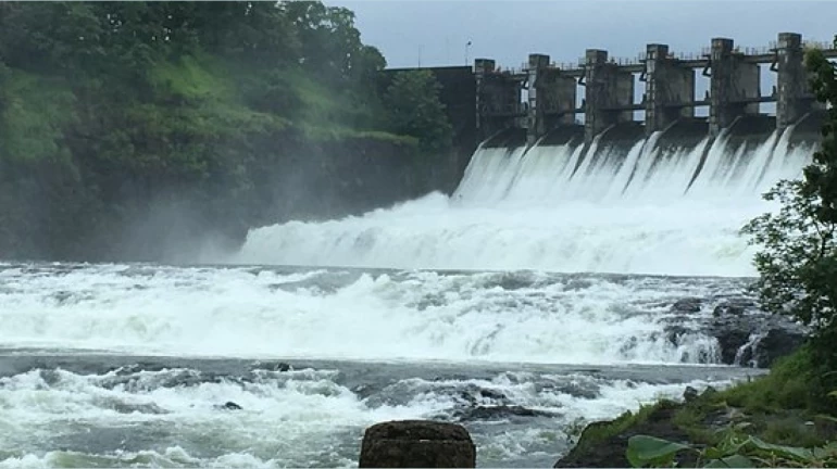 Barvi Dam Overflows After Heavy Rains, Relief for Thane District Barvi Dam Overflows After Heavy Rains, Relief for Thane District