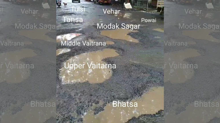 Mumbai: Potholes get named after lakes by citizens