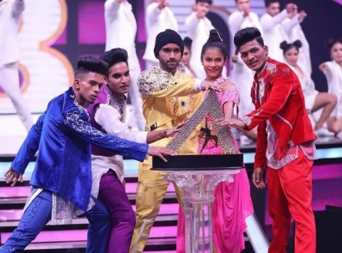 Tiger Pop's trophy moment as winner - pics from the Grand Finale of India's Best Dancer