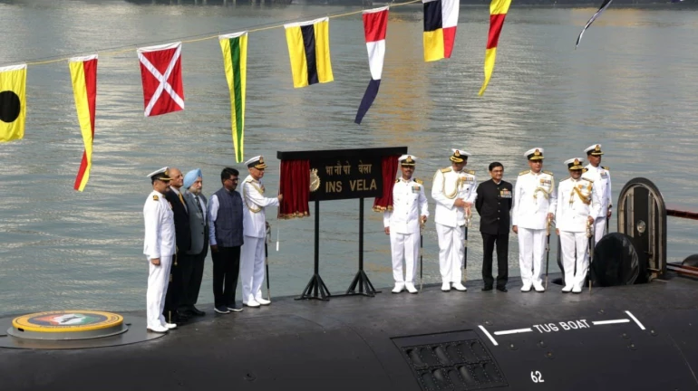 INS Vela Commissioned Into Indian Navy At Naval Dockyard In Mumbai