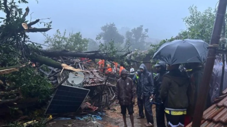 Raigad Landslide Update: Thane Municipal Disaster Response Force team and two teams of fire fighting left for Irshalwadi Raigad Landslide Update: Thane Municipal Disaster Response Force team and two teams of fire fighting left for Irshalwadi