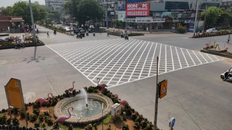 नवी मुंबई- वाशी में यातायात नियमन के लिए 'जंक्शन बॉक्स' की अवधारणा लागू की गई