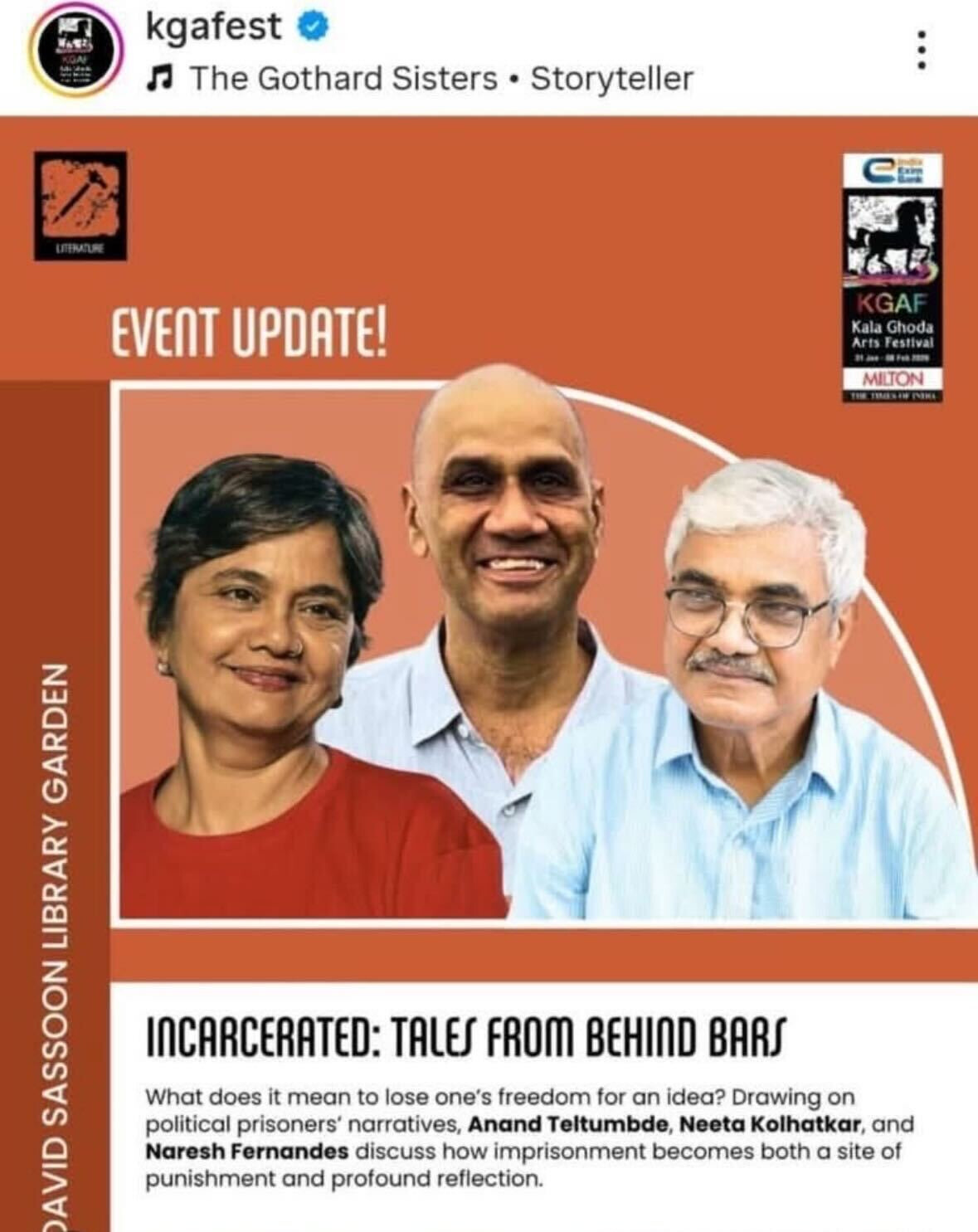 Mumbai: Kala Ghoda Festival Cancels Discussion on Anand Teltumbde’s Prison Memoir After Police Request